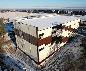 Ангары из сэндвич-панелей