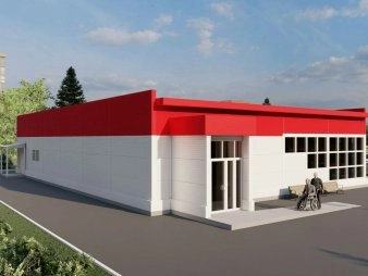 Магазин из сэндвич-панелей