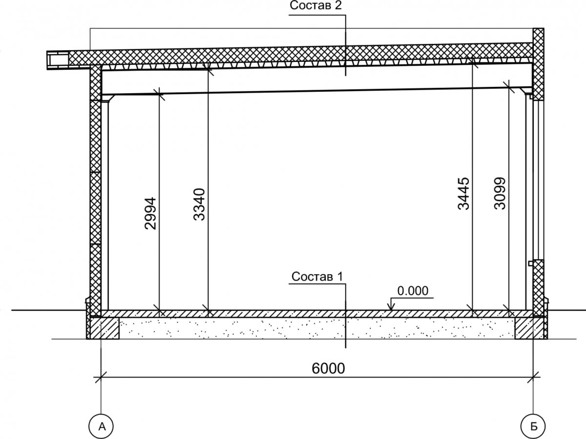 Планировка Проект павильона из сэндвич-панелей -  фото 2