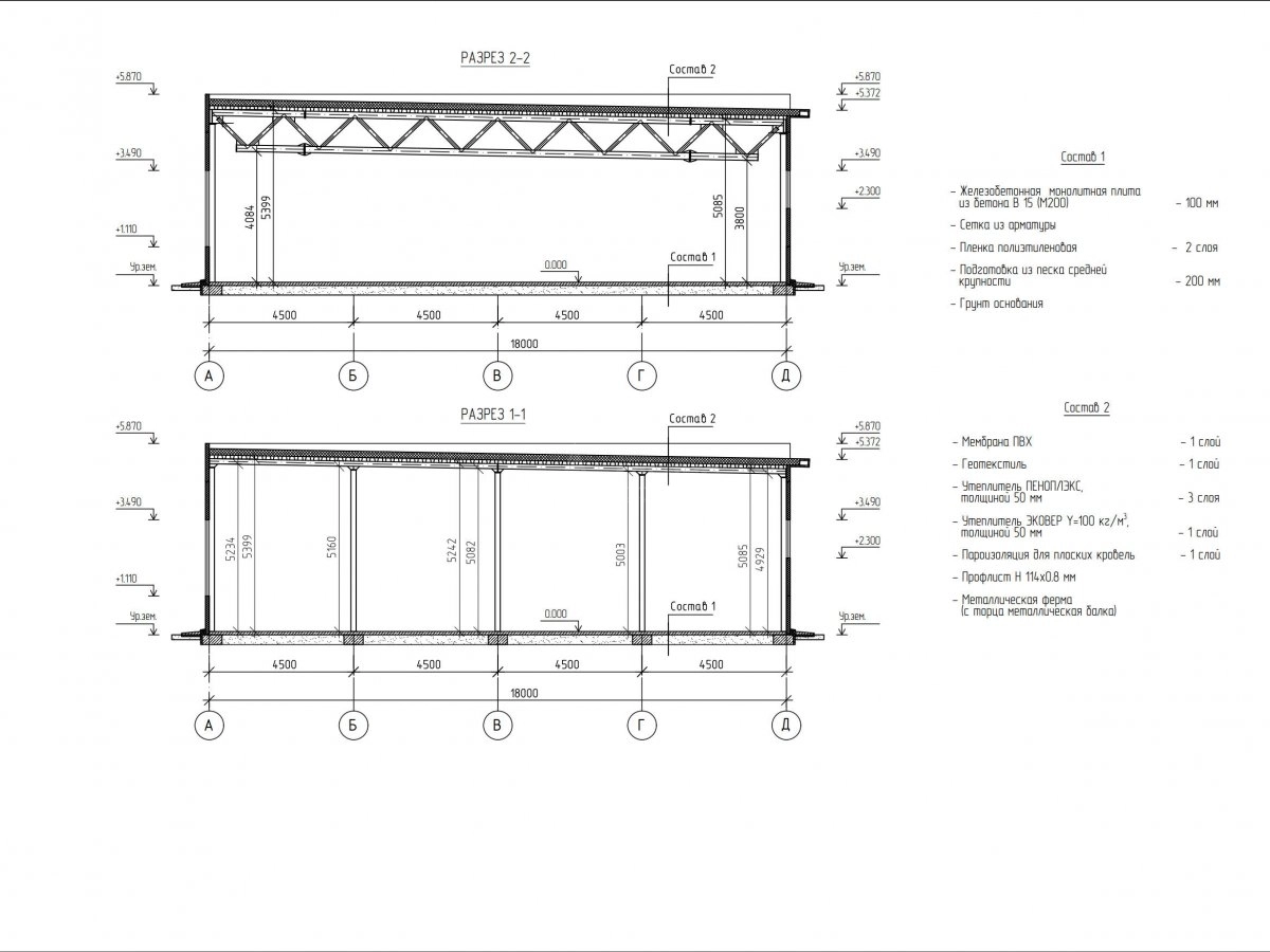 Планировка Магазин из сэндвич панелей -  фото 2